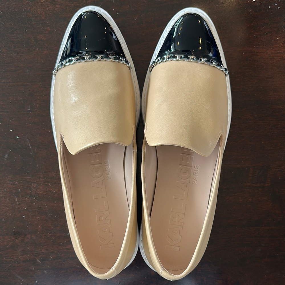 Karl Lagerfeld Csralee Cap-Toe Slip-On
